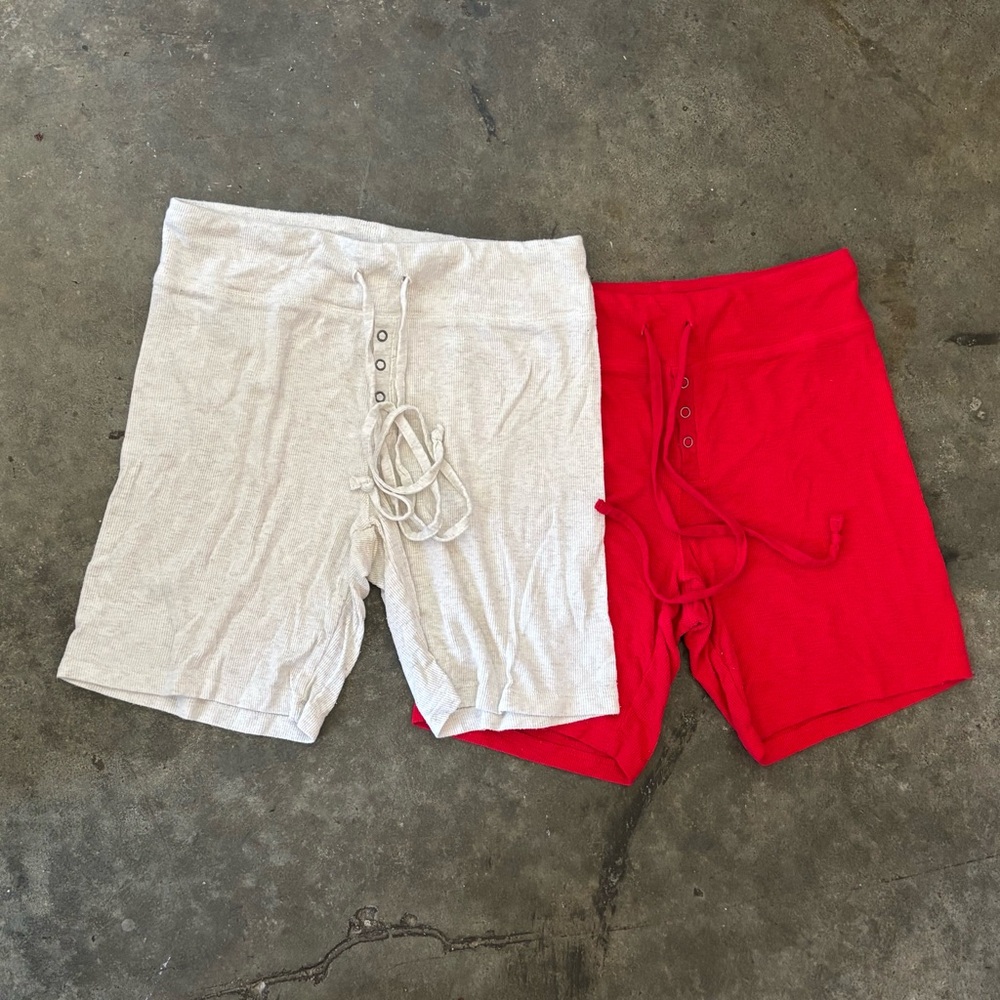 Aerie American Eagle Knit Biker Shorts Bundle